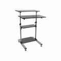 Doomsday Rolling Standing Desk Workstation Height Adjustable Mobile Standing Desk DO2936881